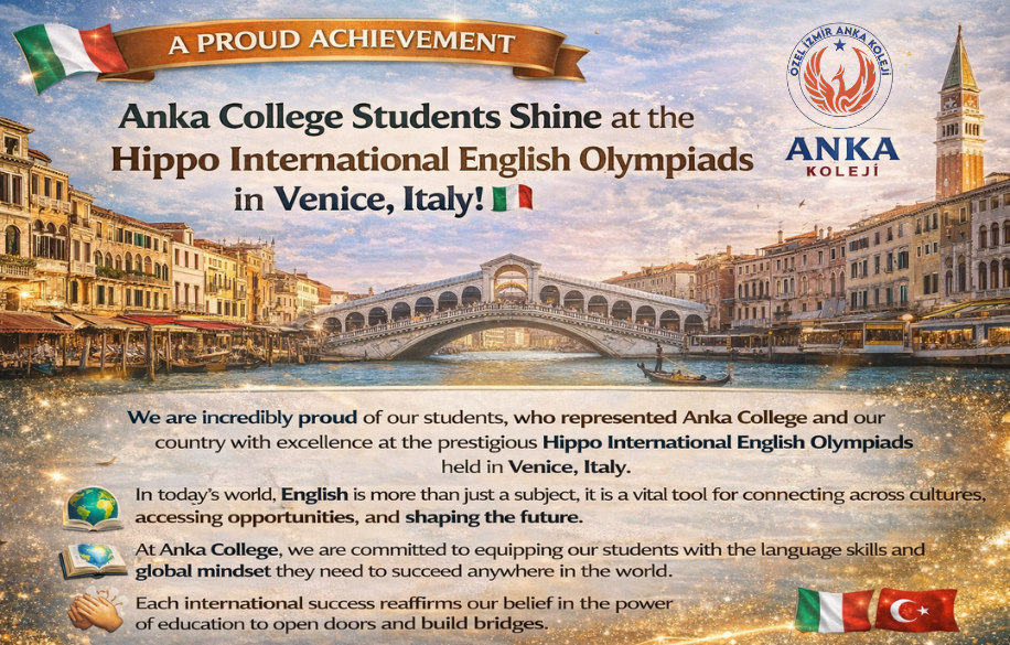Anka Koleji Öğrencilerinden Uluslararası Başarı: Hippo İngilizce Olimpiyatları’nda Gurur Verici Performans