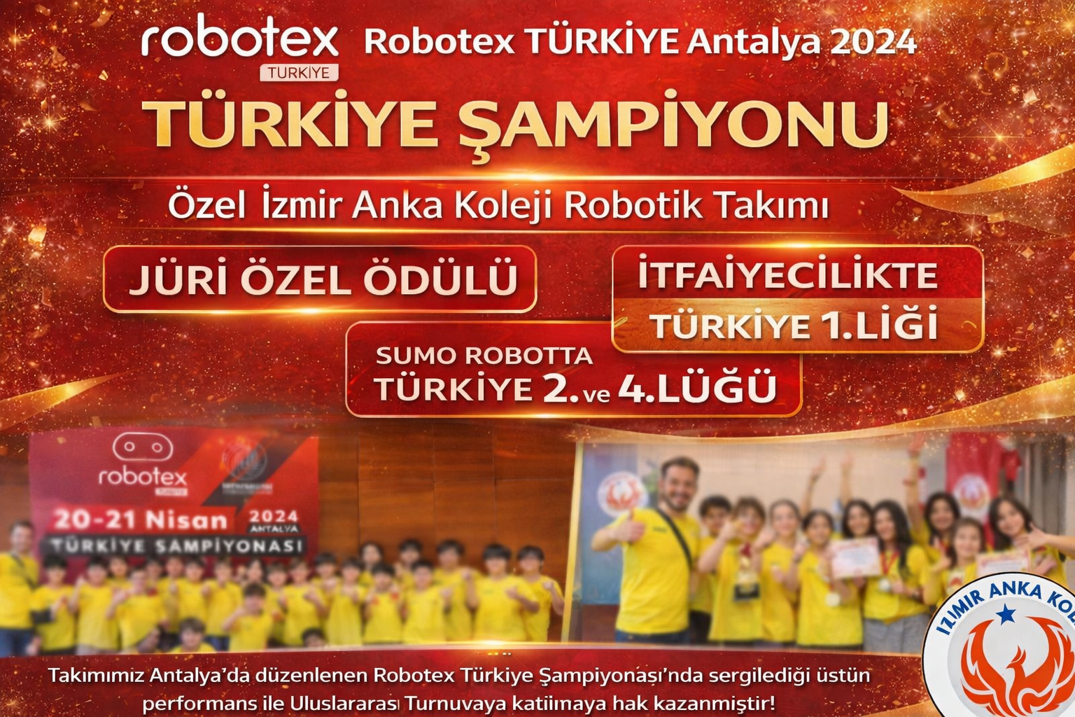 Robotex Türkiye Şampiyonası’nda Anka Koleji’nden Güçlü Başarı